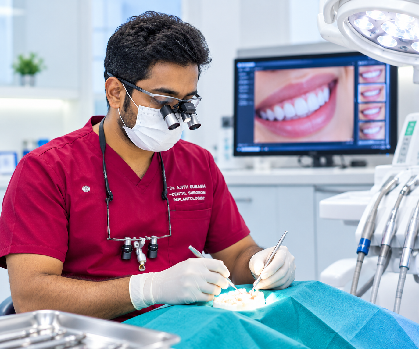 Cosmetic and Smile Dentistry at Dr Ajith's Madhav Modern Dental Speciality Clinic