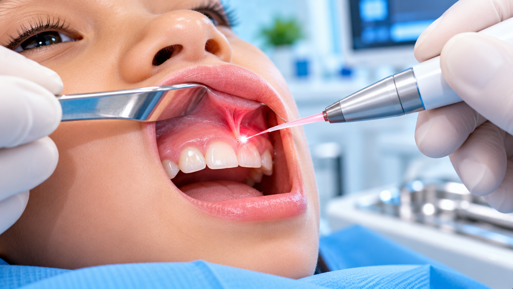 Laser Operculectomy at Dr Ajith's Madhav Modern Dental Speciality Clinic