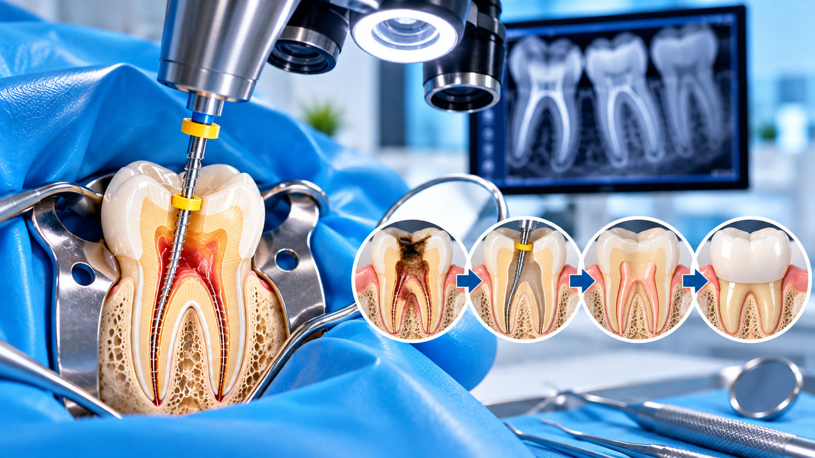 Precision root canal and restorative dental care