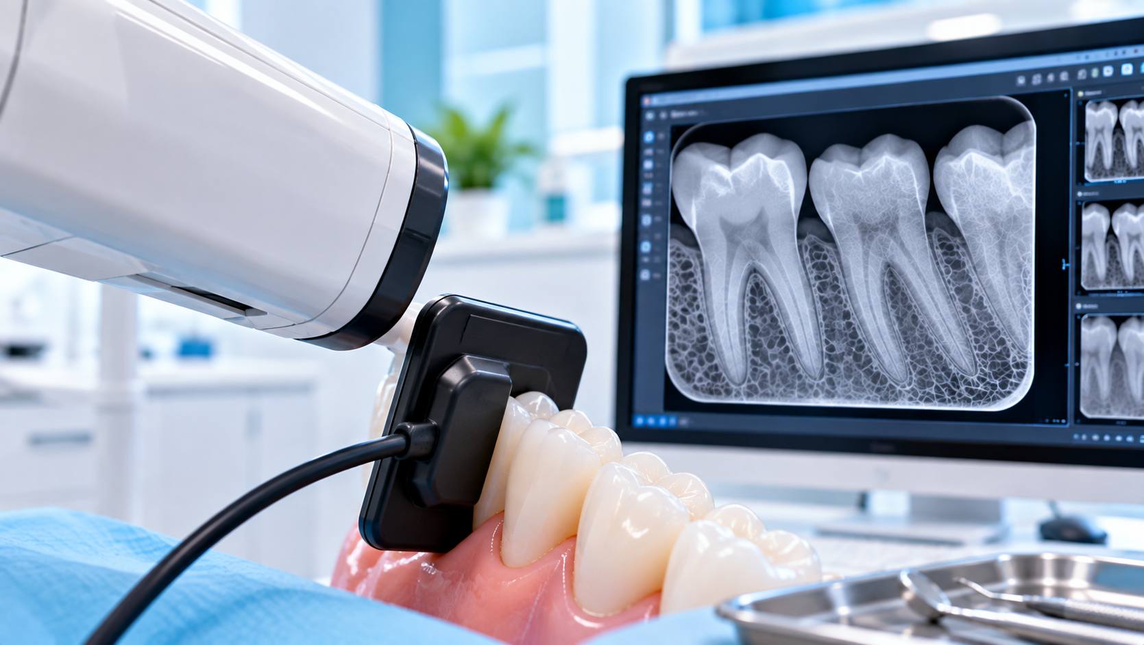 RVG Sectional Dental X Ray at Dr Ajith's Madhav Modern Dental Speciality Clinic